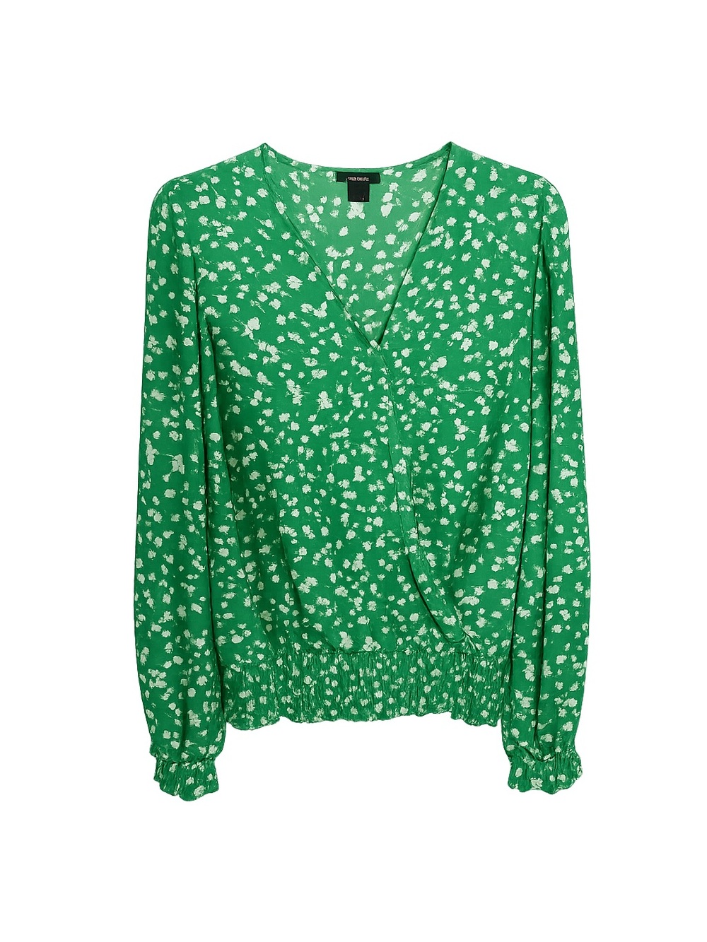 Halogen LS WRAP TOP W SMOCKING SL @ Nordstrom